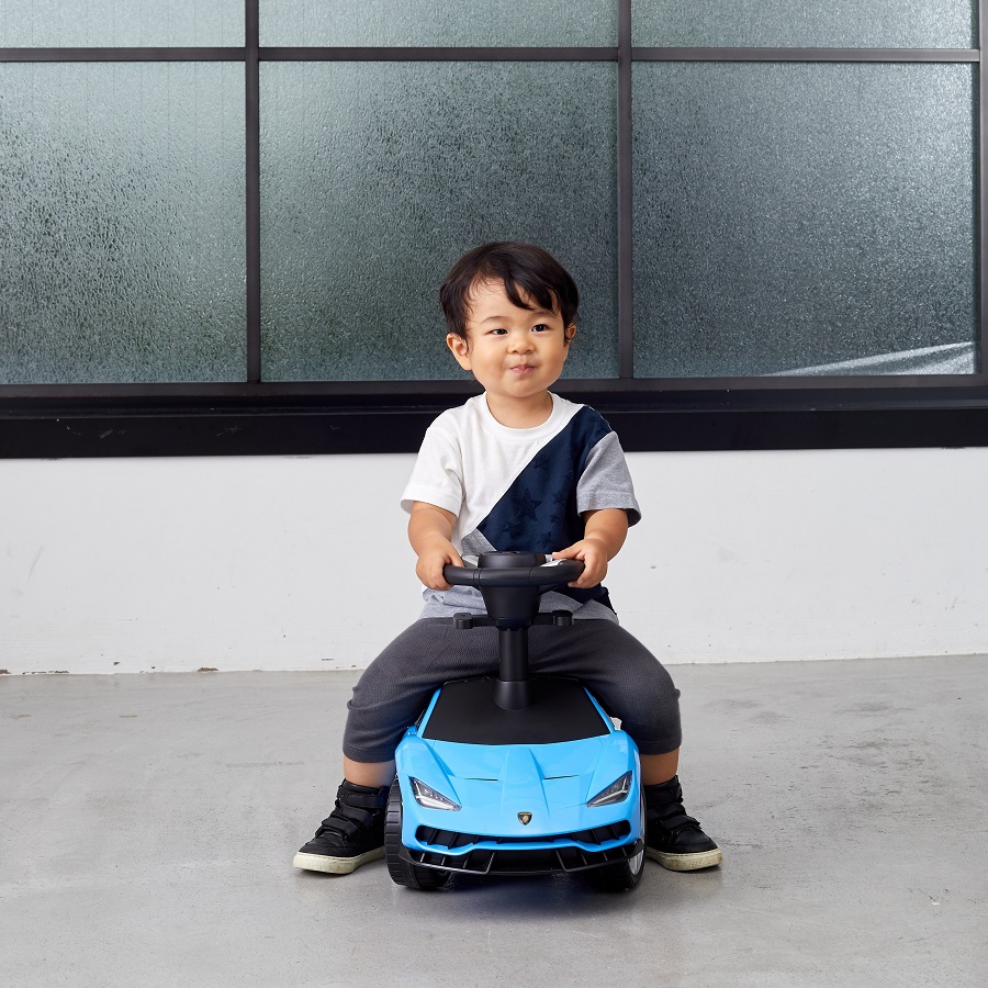 乗用ランボルギーニ チェンテナリオ ブルー 押手付 乗用玩具