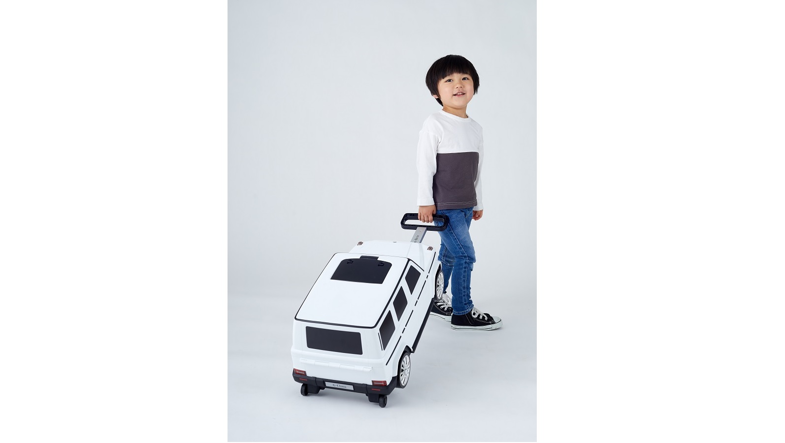 メルセデスベンツ G-Class キャリーケース＆ライド ホワイト